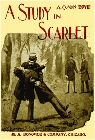 Обложка «A Study in Scarlet» — Arthur Conan Doyle, классика, уровень B2