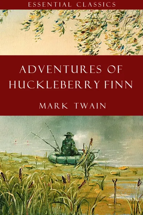 Обложка книги «Adventures of Huckleberry Finn» — Mark Twain, классика, уровень B1