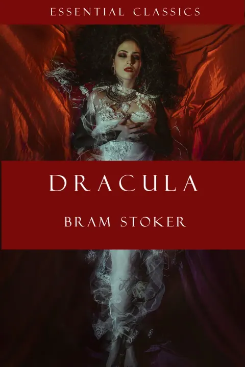 Обложка книги «Dracula» — Bram Stoker, ужасы, уровень B2