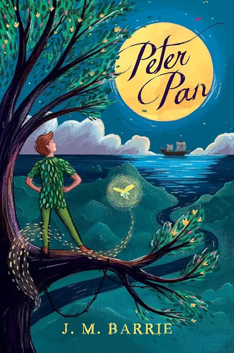 Обложка книги «Peter Pan» — J. M. Barrie, фэнтези, уровень B1