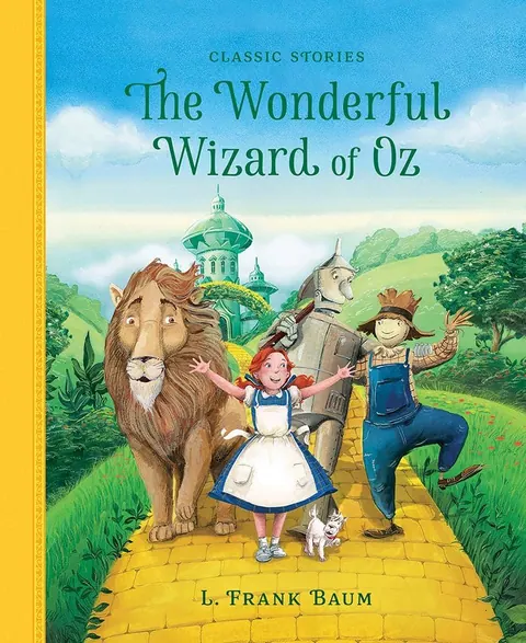 Обложка книги «The Wonderful Wizard of Oz» — L. Frank Baum, фэнтези, уровень A2